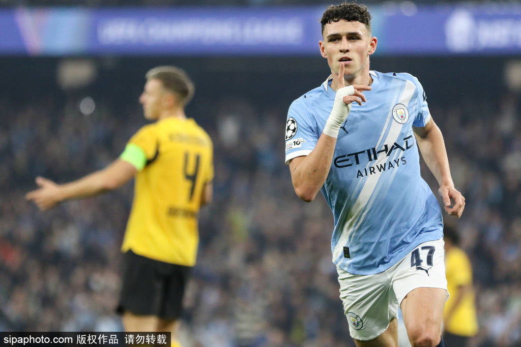 布鲁日vs 巴塞罗那
_欧冠-哈兰德破门福登梅开二度 曼城4-1多特蒙德迎3连胜